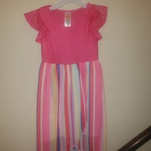SPRING "PINK/MULTI-COLOR" DRESS